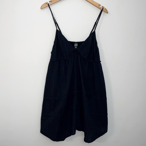 Women’s Wild Fable Black Strappy Sun Dress Mini - Picture 1 of 9